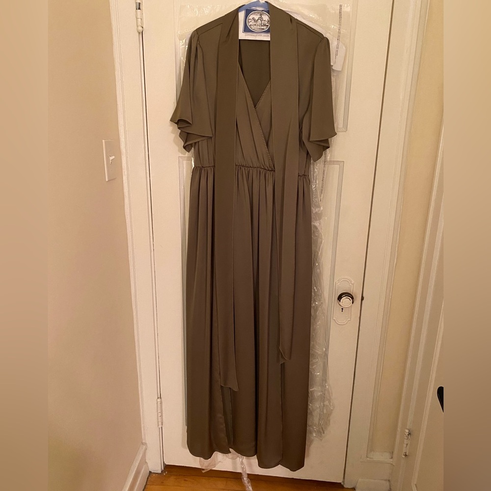 Baltic Born Olive Green Maxi Dress